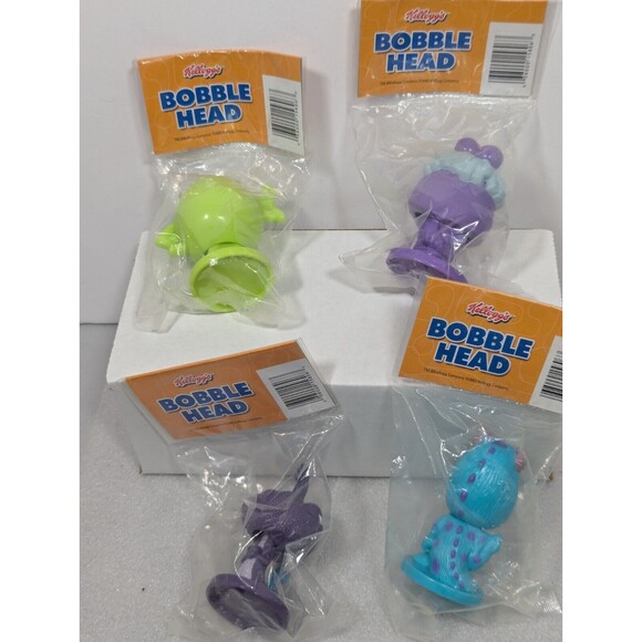Kellogg's Disney Bobblehead Lot Of 4 Sullivan Mike Randall And Boo Monsters Inc. - Picture 8 of 8